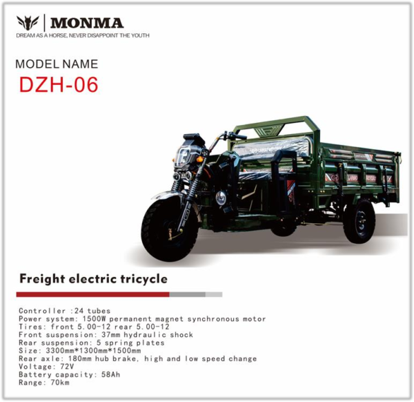 Electric Cargo Tricycle DZH-06