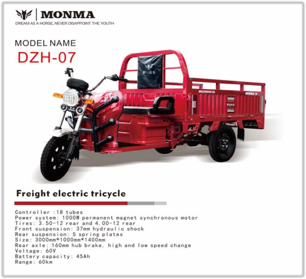 Electric Cargo Tricycle DZHP-07