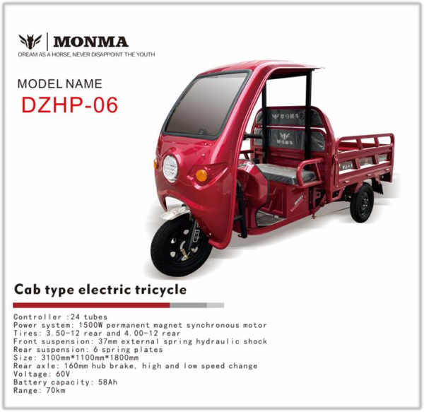 Electric Cargo Tricycle DZHP-06